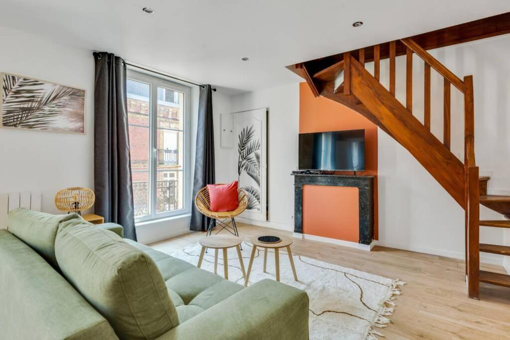 *** Le Refuge Dieppois *** Superbe Duplex Coeur De Ville Dieppe Luaran gambar